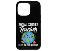 Escuadrón de Estudios Sociales No Deja a nadie Profesor de Estudios Carcasa para iPhone 13 Pro