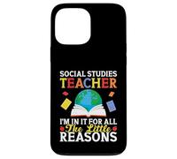 Escuadrón de Estudios Sociales Razones Profesor de Estudios Soci Carcasa para iPhone 13 Pro Max