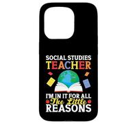 Escuadrón de Estudios Sociales Razones Profesor de Estudios Soci Carcasa para iPhone 15 Pro