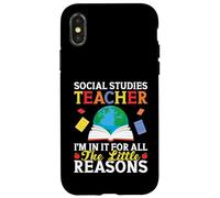 Escuadrón de Estudios Sociales Razones Profesor de Estudios Soci Carcasa para iPhone X/XS