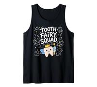 Escuadrón de Hadas de los Dientes Lindo Dentista Kawaii higienista Dental Camiseta sin Mangas