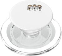 Escuadrón de Halloween de Spooky Season, lindo fantasma retro, café helado PopSockets PopGrip para MagSafe