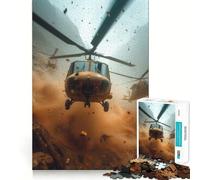 Escuadrón de helicópteros, Rompecabezas de 1000 Piezas para Adultos, Juguete para estimular la lógica, Tiempo en Familia, Regalo de Primera Calidad 38x52cm