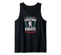 Escuadrón de Karate de Navidad a Juego Familia Grupo de Equipo de X-Mas Camiseta sin Mangas