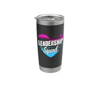 Escuadrón de liderazgo - Regalos vintage para jefe director ejecutivo trabajador Vaso térmico de acero inoxidable de doble pared