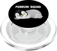 Escuadrón de pingüinos Lindo durmiendo pingüinos Amante Animal zoológico PopSockets PopGrip para MagSafe