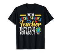 Escuadrón de profesores de historia te dijo profesor de estudios sociales Camiseta