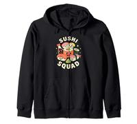 Escuadrón de Sushi Divertido Comida Japonesa Sashimi Love Sushi Squad Sudadera con Capucha