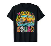 Escuadrón de Transporte Conduce Conductor de Autobús Volver a la Escuela Camiseta