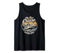 Escuadrón de Vacaciones Familiares en Crucero por Alaska Mi Primer Crucero 2026 Camiseta sin Mangas