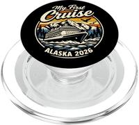 Escuadrón de Vacaciones Familiares en Crucero por Alaska Mi Primer Crucero 2026 PopSockets PopGrip para MagSafe