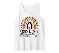 Escuadrón Diagnóstico Educativo Psicólogo Escolar Psyc Camiseta sin Mangas