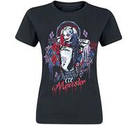 Escuadrón Suicida Harley Quinn Mujer Camiseta Negro M 100% algodón Estrechos