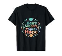 Escucha Apoyo Habla Esperanza Diseño de Concientización Camiseta