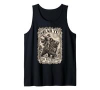 ¡Escucha! El Divertido Esposo ha Llegado Montando un Oso Camiseta sin Mangas