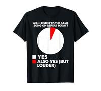 Escucha la misma canción Amante de la música del humor autodeprecante Camiseta