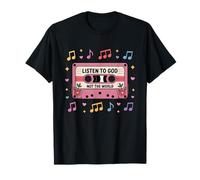 Escuchar a Dios No El Mundo Dios Cristiano Jesús Biblia Fe Camiseta