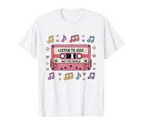 Escuchar a Dios No El Mundo Dios Cristiano Jesús Biblia Fe Camiseta