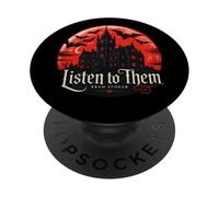Escuchar a Ellos - Cita de Bram Stoker Vampire Drácula PopSockets PopGrip Adhesivo