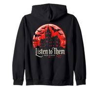 Escuchar a Ellos - Cita de Bram Stoker Vampire Drácula Sudadera con Capucha