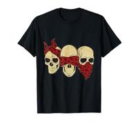 Escuchar See Speak No Evil Skull Heads Gangsters Camiseta