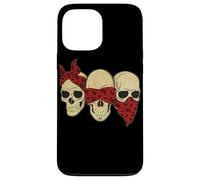 Escuchar See Speak No Evil Skull Heads Gangsters Carcasa para iPhone 13 Pro Max