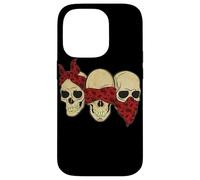 Escuchar See Speak No Evil Skull Heads Gangsters Carcasa para iPhone 14 Pro