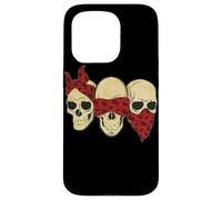 Escuchar See Speak No Evil Skull Heads Gangsters Carcasa para iPhone 15 Pro