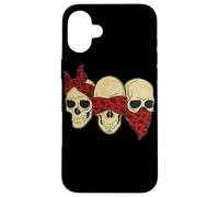 Escuchar See Speak No Evil Skull Heads Gangsters Carcasa para iPhone 16 Plus