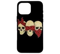 Escuchar See Speak No Evil Skull Heads Gangsters Carcasa para iPhone 16 Pro Max