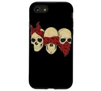 Escuchar See Speak No Evil Skull Heads Gangsters Carcasa para iPhone SE (2020) / 7 / 8