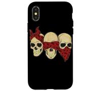 Escuchar See Speak No Evil Skull Heads Gangsters Carcasa para iPhone X/XS