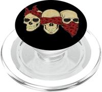 Escuchar See Speak No Evil Skull Heads Gangsters PopSockets PopGrip para MagSafe