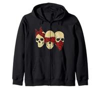 Escuchar See Speak No Evil Skull Heads Gangsters Sudadera con Capucha
