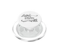 Escuche la Cita Cristiana de Good Advice Live Well PopSockets PopGrip para MagSafe