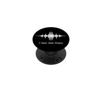 Escucho a los Muertos Ghost Hunting Paranormal EVP Actividad PopSockets PopGrip Adhesivo