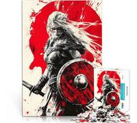 Escudera vikinga Puzzle de 1000 Piezas para Adultos Alivia el estrés Vacaciones en casa Matar el Tiempo Regalos de cumpleaños, Regalos, Arte Mural 38x26cm