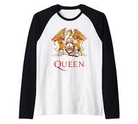Escudo clásico oficial de la reina Camiseta Manga Raglan