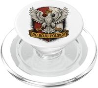 Escudo Corona Águila Polaco Do Boju Polsko Grunge Arte PopSockets PopGrip para MagSafe