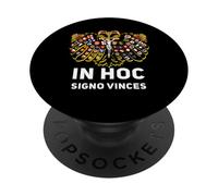 Escudo de águila de Doble Cabeza del Sacro Imperio Católico Romano PopSockets PopGrip Adhesivo