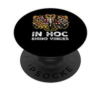 Escudo de águila de Doble Cabeza del Sacro Imperio Católico Romano PopSockets PopGrip Adhesivo