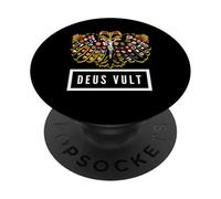 Escudo de águila de Doble Cabeza del Sacro Imperio Católico Romano PopSockets PopGrip Adhesivo