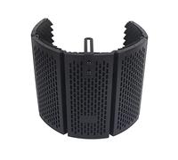 Escudo de aislamiento de micrófono plegable, reflector de absorción de sonido de espuma acústica de 5 paneles, cabina vocal de estudio portátil para grabar podcasting, con ángulos