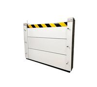 Escudo De Aluminio De Barrera Contra Inundaciones for Puerta De Garaje Diseño De Módulo De Unidad De Servicio Pesado Puerta Deflectora De Control De Inundaciones(H0.65ft/20cm,L 2ft/0.61m)