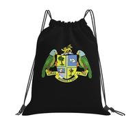 Escudo De Armas De Dominica Unisex Mochilas Deportiva Ajustable Bolsa De Deporte Gran Capacidad Mochila De Cuerdas Para Playa Voleibol Baloncesto