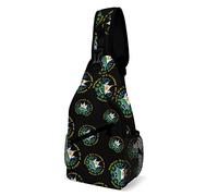 Escudo de Armas de El Salvador Sling Bag Crossbody Backpack Travel Chest Daypack