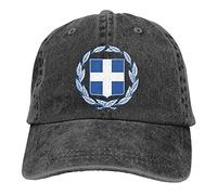 Escudo De Armas De Grecia Mujeres Hombres Gorra-Deportiva Ajustable Sombrero-Papá Peso Ligero Sombrero De Sol Gorra De Béisbol para Hip Hop Caza Golf