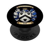 Escudo de Armas de la Familia Lee PopSockets PopGrip Adhesivo