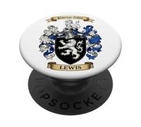 Escudo de Armas de la Familia Lewis PopSockets PopGrip Adhesivo