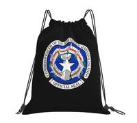 Escudo De Armas De Las Islas Marianas Del Norte Unisex Mochila De Cuerdas Impermeable Bolsa De Gimnasio Casual Mochila Con Cordón Para Fútbol Voleibol Playa